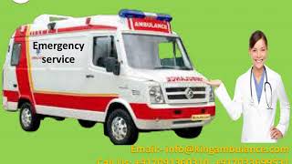 Ventilator Ambulance Service in Patna and Muzaffarpur by King Ambulance