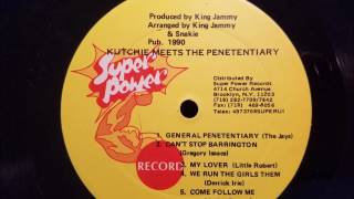 Gregory Isaacs - Can't Stop Barrington - Super Power LP - 1990