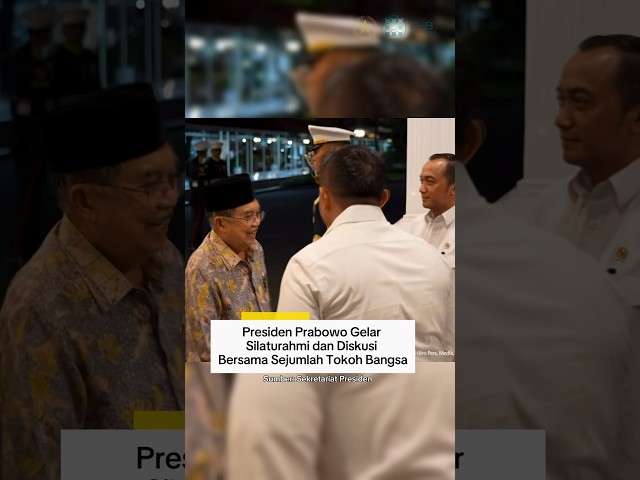 Presiden Prabowo Subianto Menggelar Silaturahmi dan Diskusi Bersama Sejumlah Tokoh Bangsa