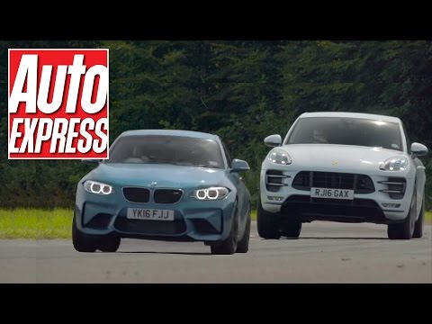 BMW M2 vs Porsche Macan Turbo: odd couple fight it out on track