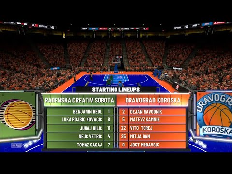 Virtualna liga 4. SKL: Dravograd Koroška – Radenska Creativ Sobota, 24.10.2020,