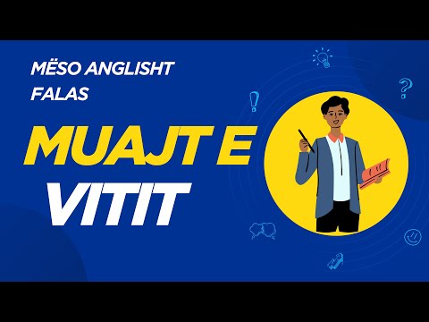Months of the Year in English | Muajt e Vitit në Anglisht 