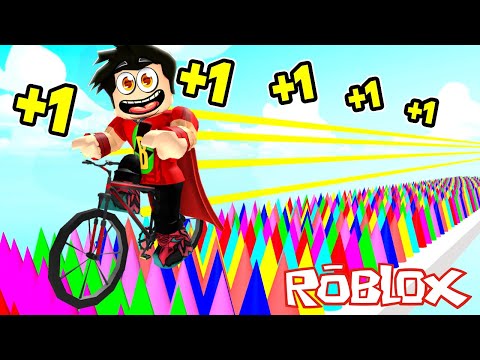 HER SANİYE HIZLANIYORUM AMA BİSİKLET İLE 🤣 Roblox Every Second You Get +1 Speed But You’re On a Bike