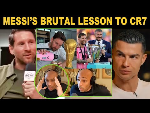 Messi Delivers a Brutal Lesson in Humility to Ronaldo After His Tears and Ridiculous Public Display