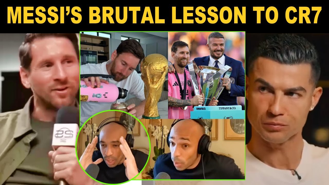 Messi Delivers a Brutal Lesson in Humility to Ronaldo After His Tears and Ridiculous Public Display