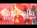 Umbrella HBD Stitch Angel