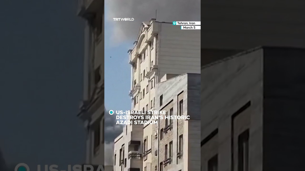 Video | US-Israeli strike destroys Iran's historic Azadi Stadium