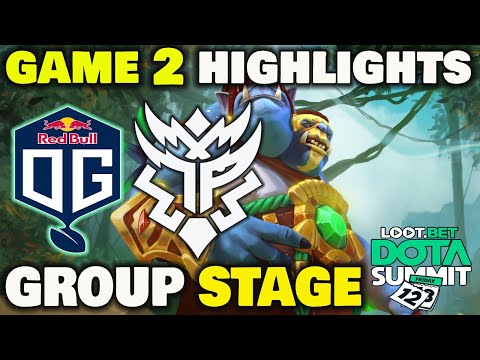 OG.Seed vs Thunder Predator Game 2 Highlights Dota Summit 12 Group Stage