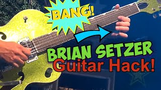 Learn this Brian Setzer Guitar Hack - One Shape, Two Sounds!