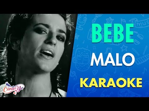 Bebe - Malo (Karaoke) | CantoYo