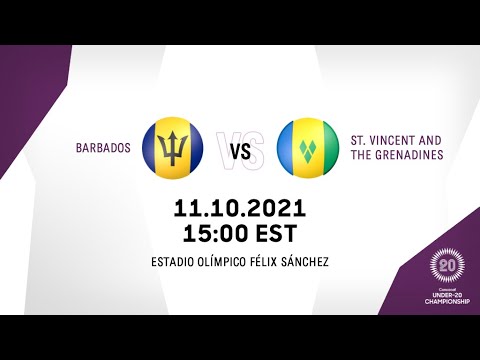 2021 Concacaf Under-20 Championship | Barbados vs St. Vincent and The Grenadines