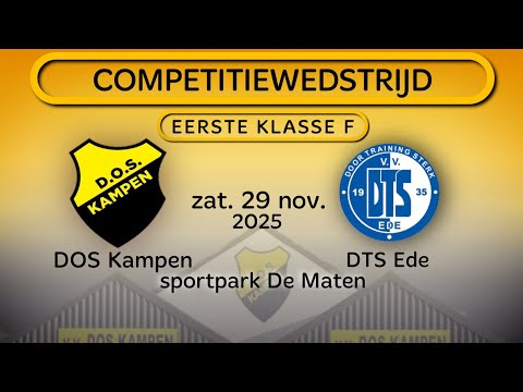 Samenvatting en interviews DOS Kampen - DTS Ede (29 nov. 2025) competitie, 1e klasse F.