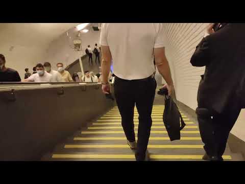 Baixa/Chiado Metro station in Lisbon, Portugal - beware of broken escalators!!