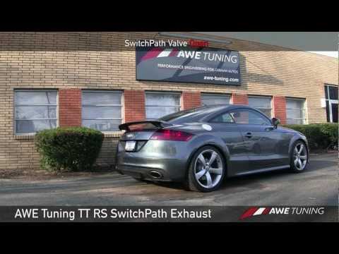AWE Tuning Audi TT RS SwitchPath Exhaust in action