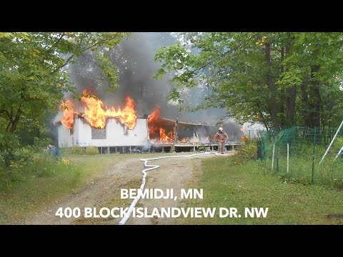 Fire Destroys Bemidji Mobile Home