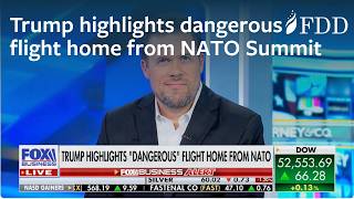 Trump highlights dangerous flight home from NATO Summit | Jonathan Conricus | Fox Business