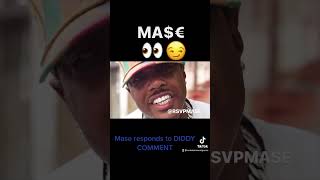 Mase RESPONDS TO DIDDY COMMENT HE MADE ON BREAKFAST CLUB 😳😳