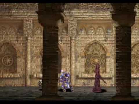 Gandair plays Valkyrie Profile part-139 Palace of the Dragon statue rage!
