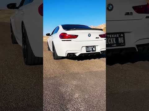 Bmw M6 competition akrapovic exhaust