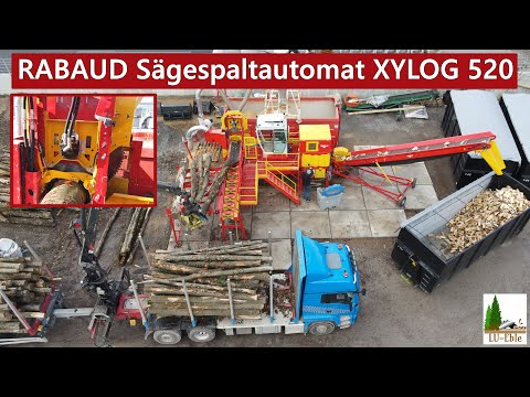 RABAUD Sägespaltautomat XYLOG 520 Stationär | Holzfront