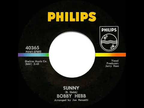 1966 HITS ARCHIVE: Sunny - Bobby Hebb (a #1 record--mono)