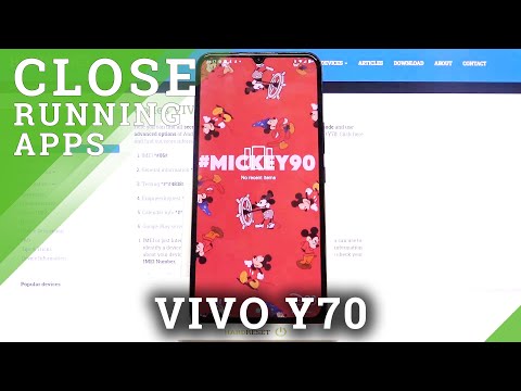 How to Close Running Apps in VIVO Y70 – Deactivate Apps