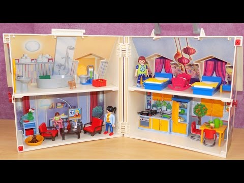 Playmobil Take Along Dollhouse Tour 🏠