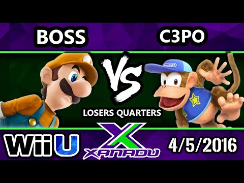 S@X 144 - RF7 | C3PO (Diddy Kong) Vs. TCG | Boss (Luigi) SSB4 LQ - Smash Wii U - Smash 4