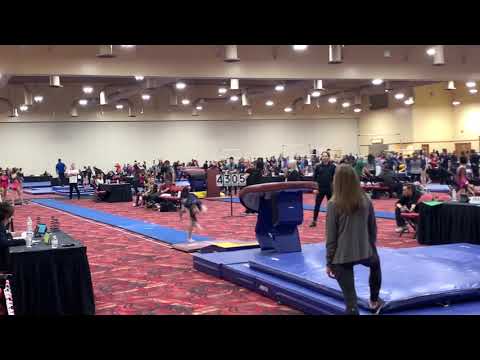 Level 9 Vault Regional Championships 4/13/19 Fourth Place Video