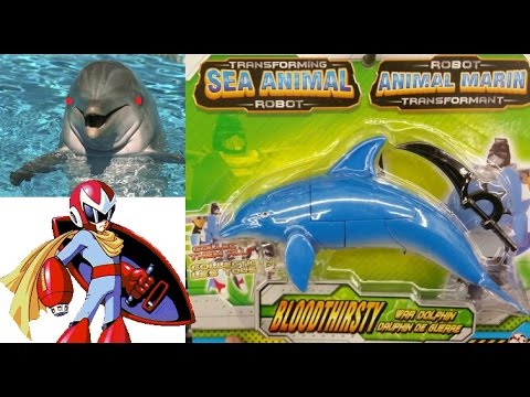 Protoman Review: Bloodthirsty War Dolphin - Transforming Sea Animal Robot - Transformers Bootleg