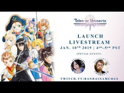 Tales of Vesperia: Definitive Edition Launch Livestream | PS4, PC, X1, Switch thumbnail