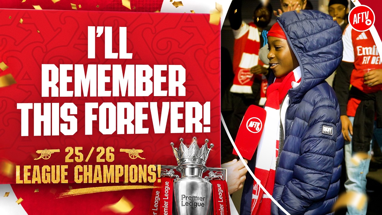 I'll Remember This Forever! | Arsenal Premier League Champions!