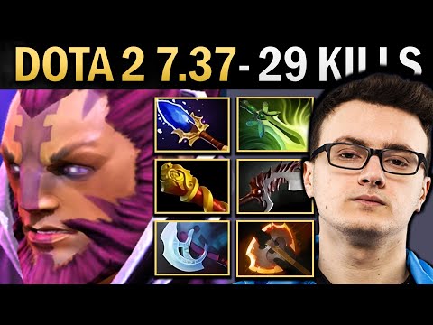 Anti-Mage Gameplay Miracle with 29 Kills and Butterfly - Dota Kez