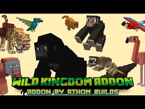 50+ New Animals in Minecraft PE - Wild Kingdom Mod