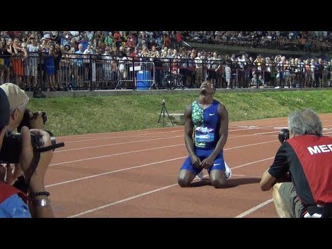 Aaron Brown edges Andre De Grasse to win Canadian 100-metre title