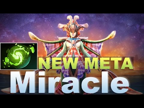 Carry Naga Siren Refresher Orb NEW META by Miracle COMEBACK pro Gameplay | Highlights 7.04 — Dota 2