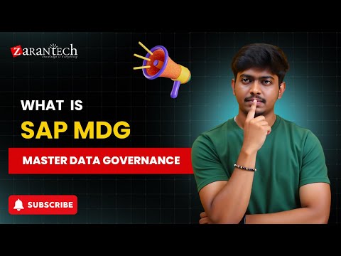 What is SAP Master  Data Governance (MDG) | ZaranTech