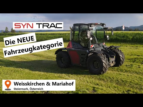 SYN TRAC: Die NEUE Fahrzeugkategorie im TEST | Mähkombination & Abschiebewagen | Landtechnik Murtal