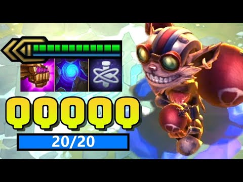 S6 Ziggs QQQQQ!  Mutant & Bluebuff | TFT Set 6