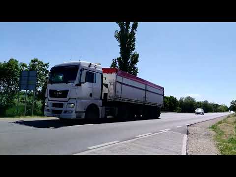 Trucks in Hungary.