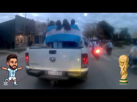 Caravana en Charata Chaco - Argentina finalista Copa del Mundo 🇦🇷🌍