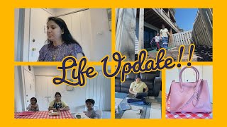 💕LIFE UPDATE : Husband GOT New JOB | Leaving CHICAGO | Unboxing My PACKAGE | INDIAN MOM VLOGGER~NRI