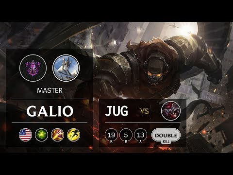 Galio Jungle vs Shaco - NA Master Patch 9.23