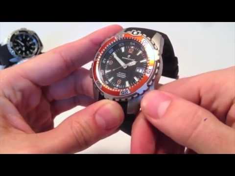Screw down crown   Setting Instruction Dive Watch