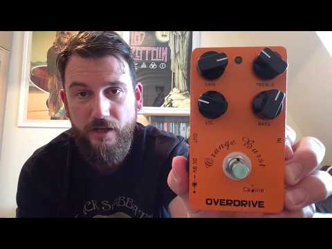 Caline - Orange burst - Overdrive pedal review by Adam Cumbers
