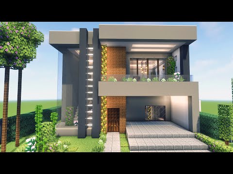 Minecraft - Luxurious Modern House - Minecraft Tutorial