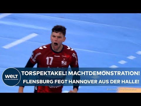 HANDBALL: Machtdemonstration! Flensburg feiert Torspektakel gegen Hannover | Highlights #hbl