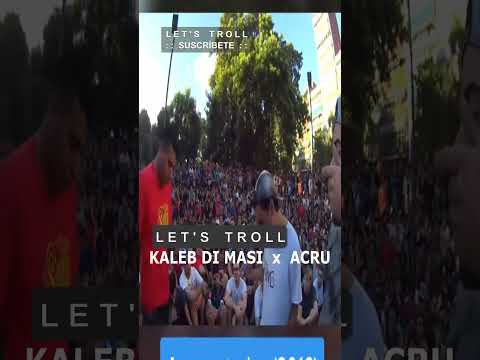 KALEB DI MASI x ACRU en Freestyle y Rap Callejero ´2015´