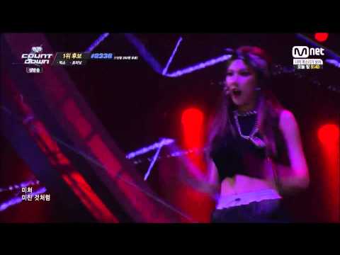 [HD繁中字]150305 4Minute - Crazy @ M!Countdown 1080p