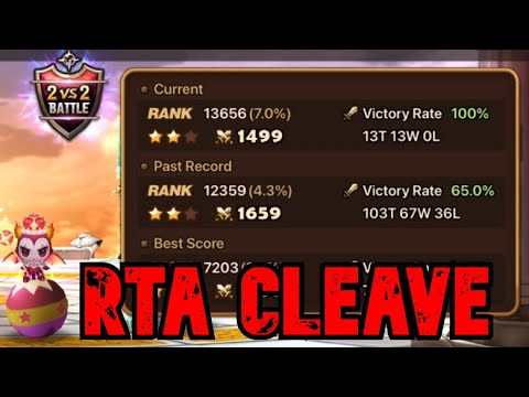 RTA CLEAVE STREAK - SHORT VIDEO ON A RAINY DAY - ONLY ONE MATCH IS ENOUGH - RUNE SHOWCASE